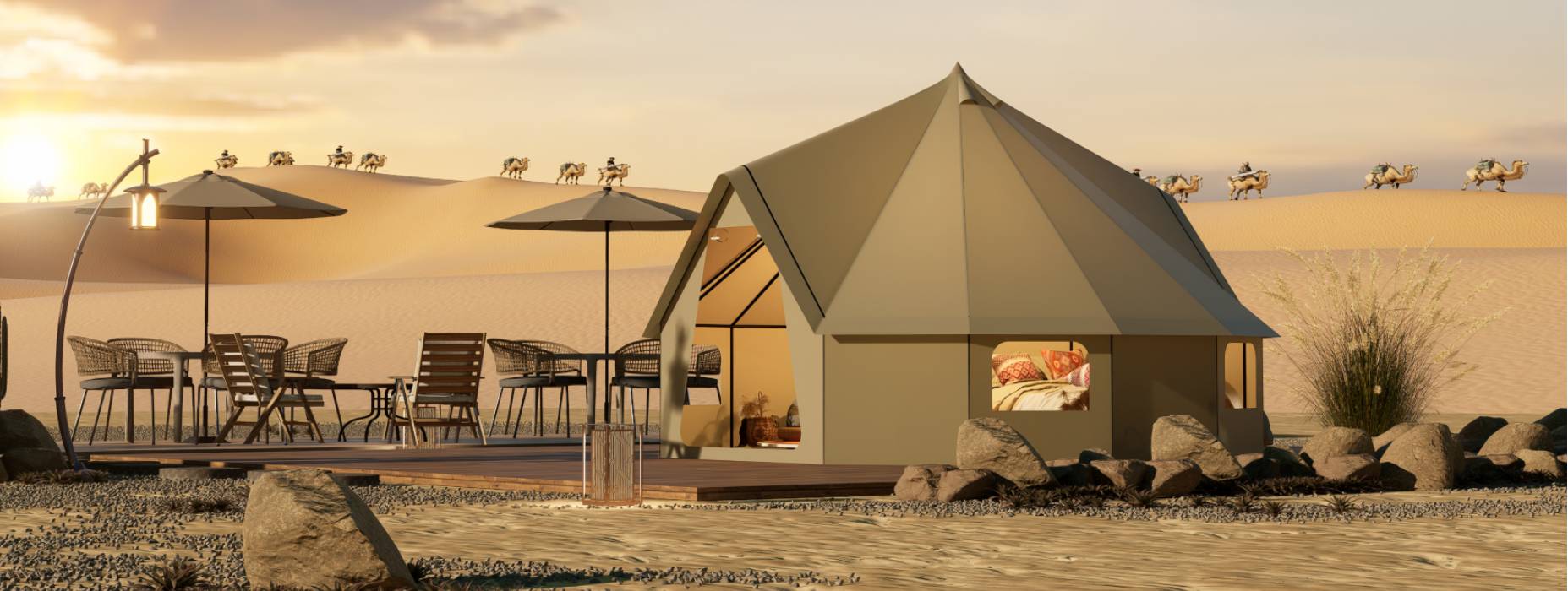 城区露营酒店帐篷产品